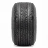 INVICTA GOLF PRO turf-saver seen head-on, showing a fine sawtooth tread of shallow zigzag ribs designed to roll over grass without tearing it